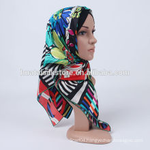 2014 winter 100% silk bright candy flower sexy muslim hijab underscarf